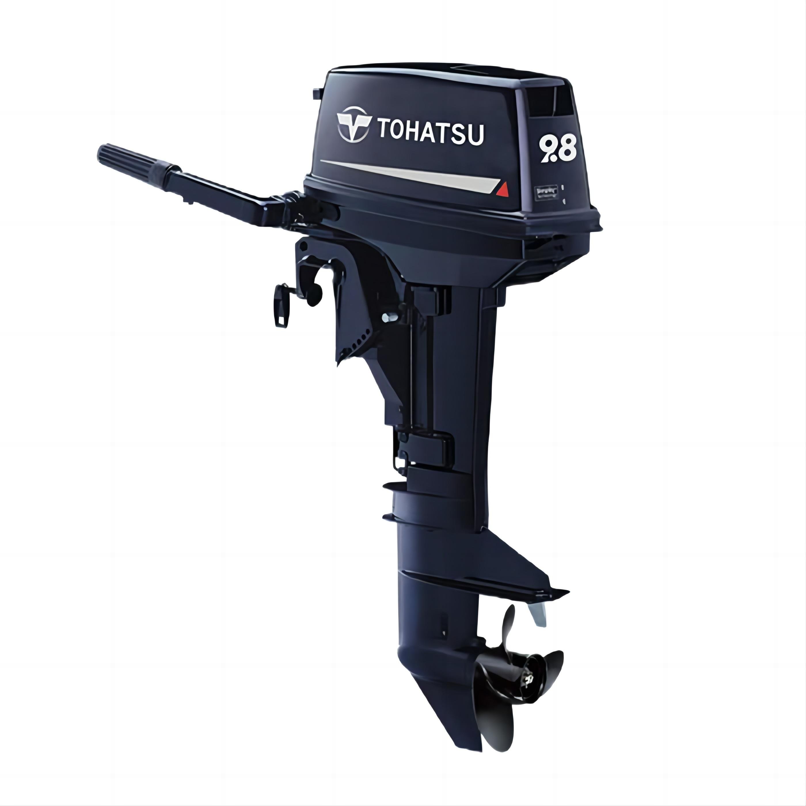 Original Tohatsu 2 Stroke M9.8BL Boat Motor 9.8HP Outboard Engine in Stock